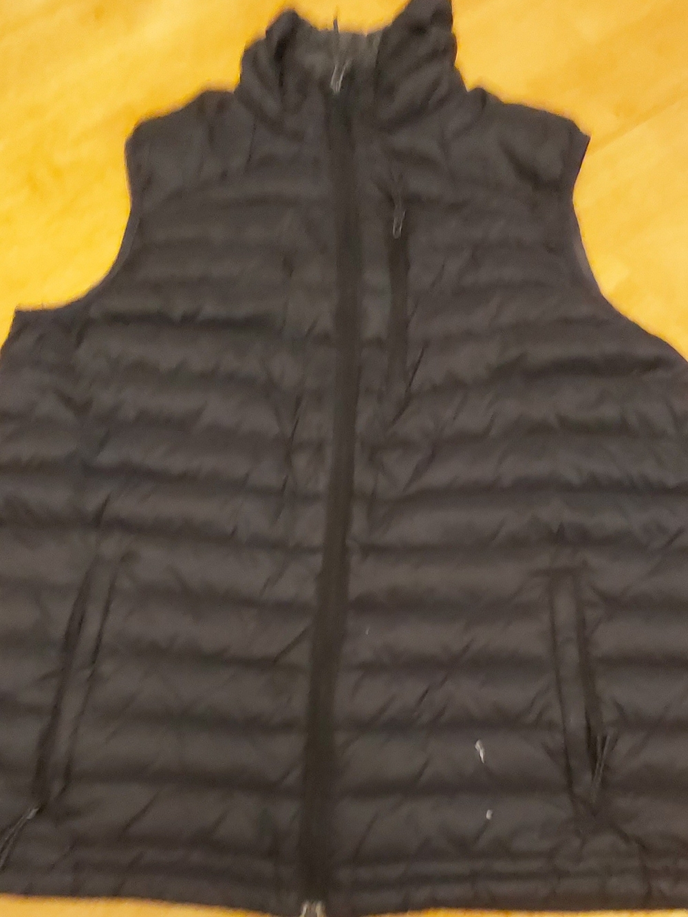 Men's Black Quilted Puffer Vest - Insulated Sleeveless Jacket